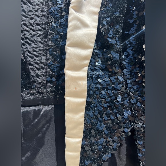 VTG Black Sequin Ringleader Jacket - Picture 6 of 13